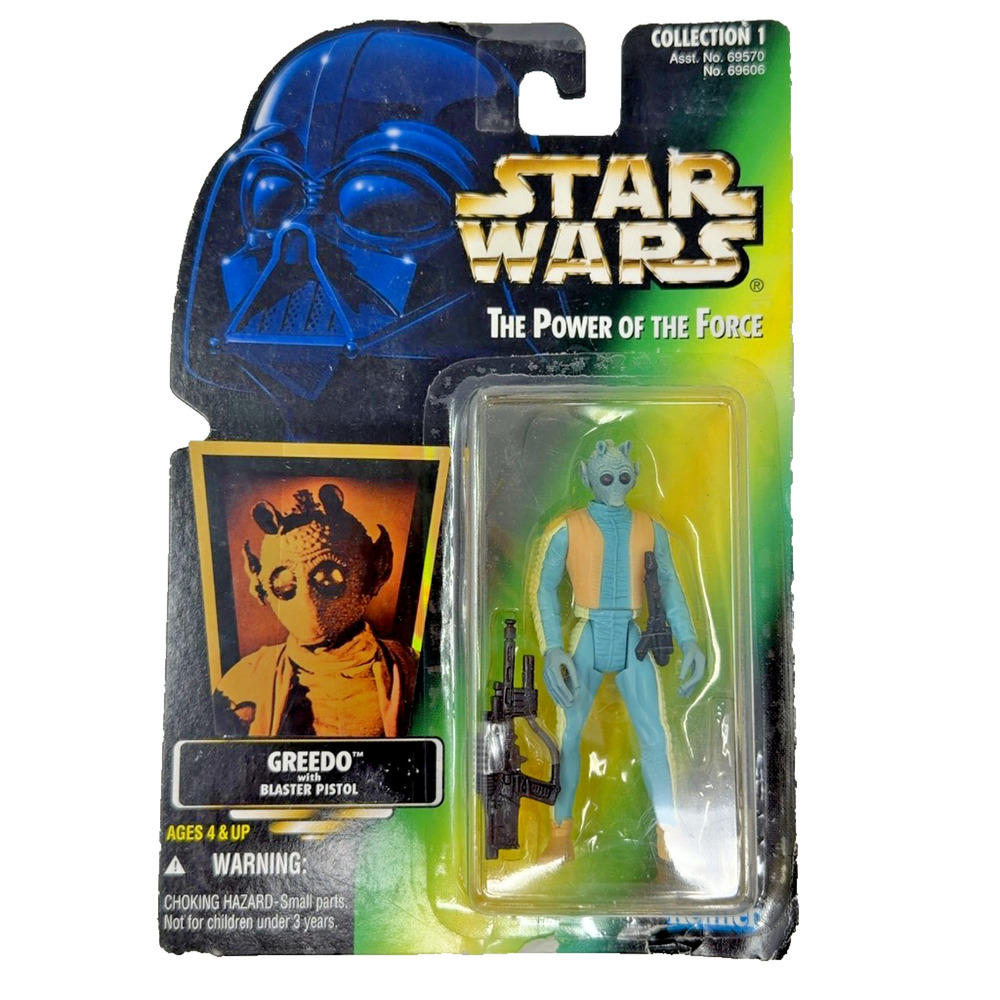 Kenner 1996 Star Wars Power of the Force Greedo Blaster Pistol Figure